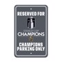 Picture of Vegas Golden Knights 2023 Stanley Cup Champions Team Color Reserved Parking Sign Décor 18in. X 11.5in. Lightweight