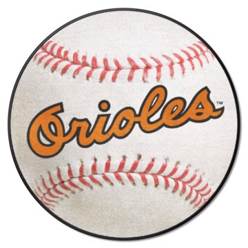 Picture of Baltimore Orioles Baseball Mat - Retro Collection
