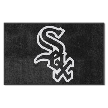 Picture of Chicago White Sox 4X6 High-Traffic Mat with Durable Rubber Backing