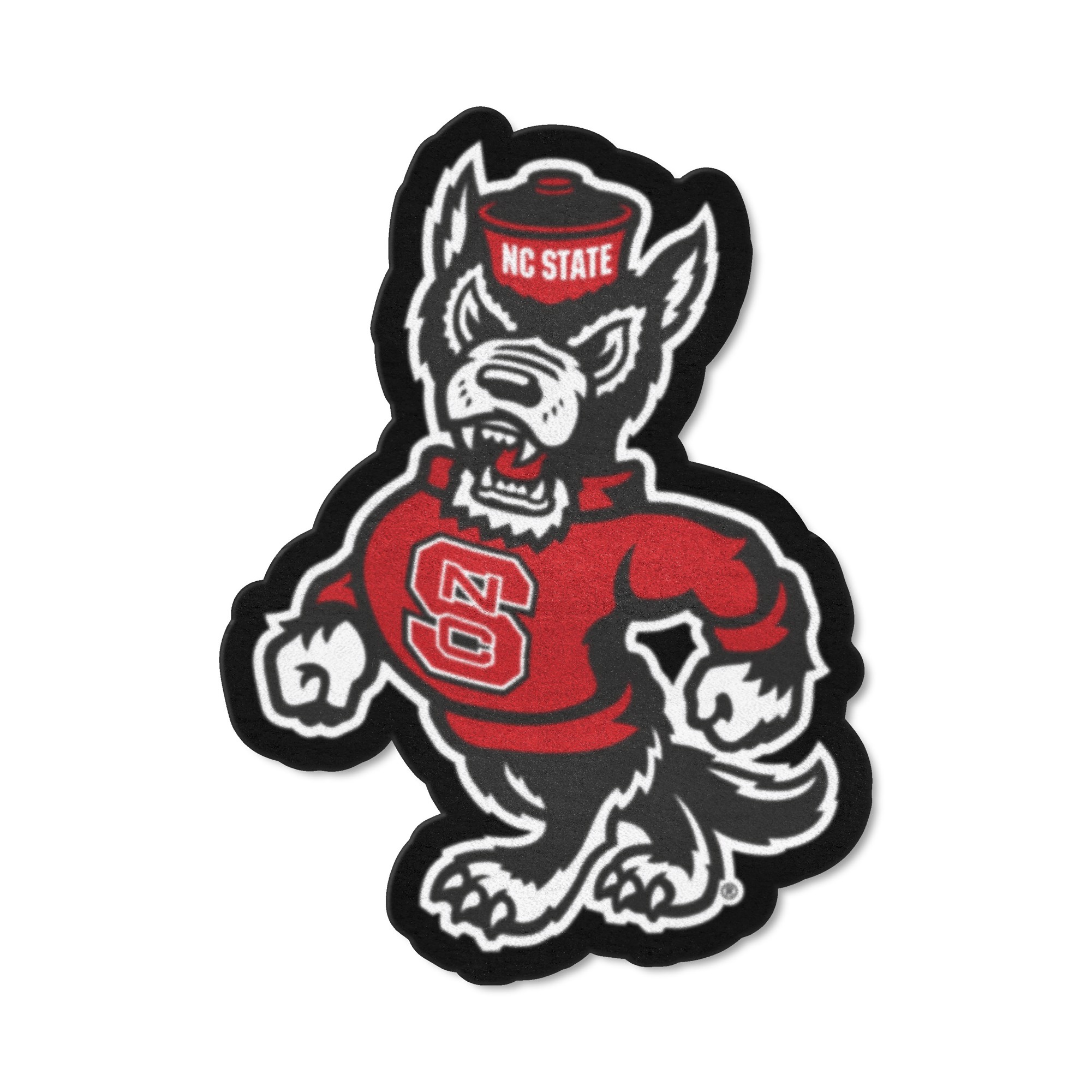 Fanmats NC State Wolfpack Mascot Rug