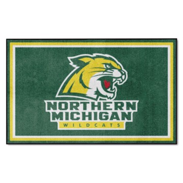 Picture of Northern Michigan Wildcats 4x6 Rug