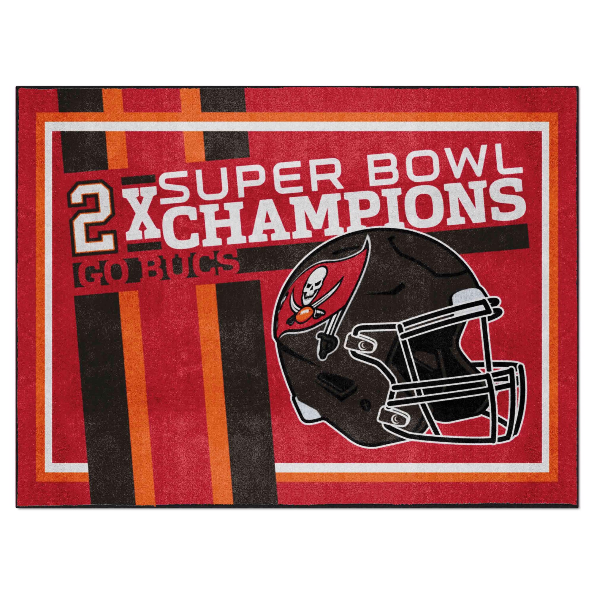 Tampa Bay Buccaneers Super Bowl LV Champions Rug 