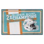 Picture of Miami Dolphins Dynasty 4x6 Rug