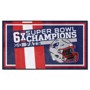 Picture of New England Patriots Dynasty 3x5 Rug