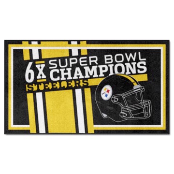 Picture of Pittsburg Steelers Dynasty 3x5 Rug
