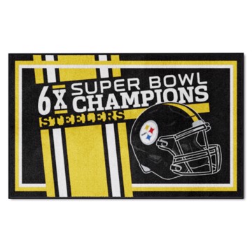 Picture of Pittsburg Steelers Dynasty 4x6 Rug