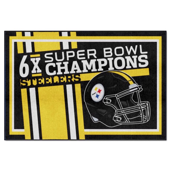 Picture of Pittsburg Steelers Dynasty 5x8 Rug