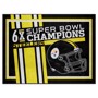 Picture of Pittsburg Steelers Dynasty 8x10 Rug