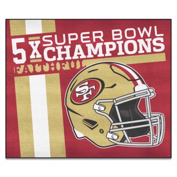 Picture of San Francisco 49ers Dynasty Tailgater Mat