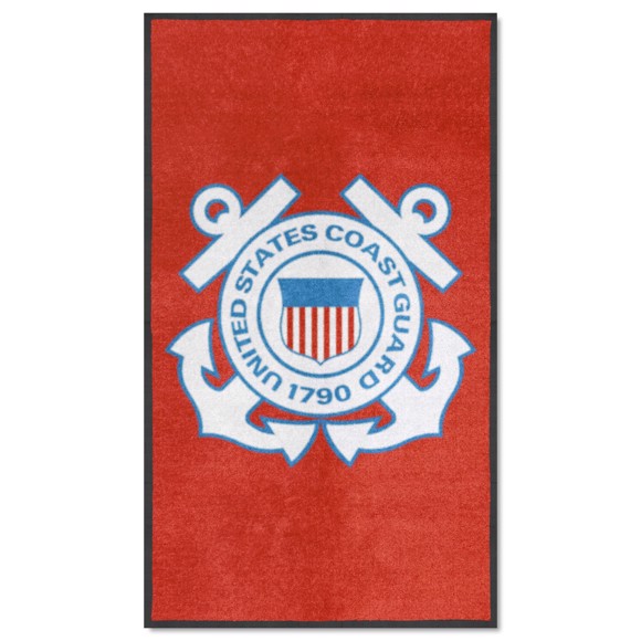 Picture of U.S. Coast Guard 3X5 Logo Mat - Portrait