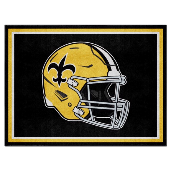 Picture of New Orleans Saints 8x10 Rug  - Retro