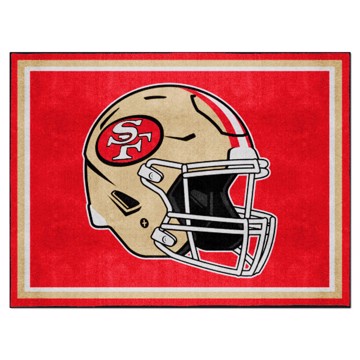 Picture of San Francisco 49ers 8x10 Rug  - Retro
