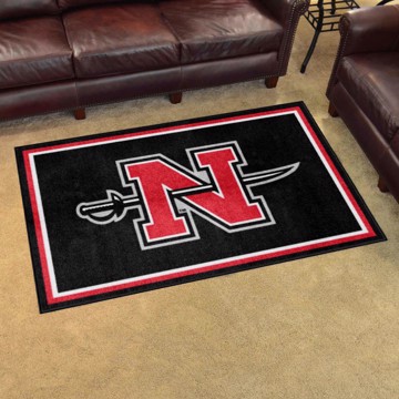Picture of Nicholls State Colonels 4ft. x 6ft. Plush Area Rug