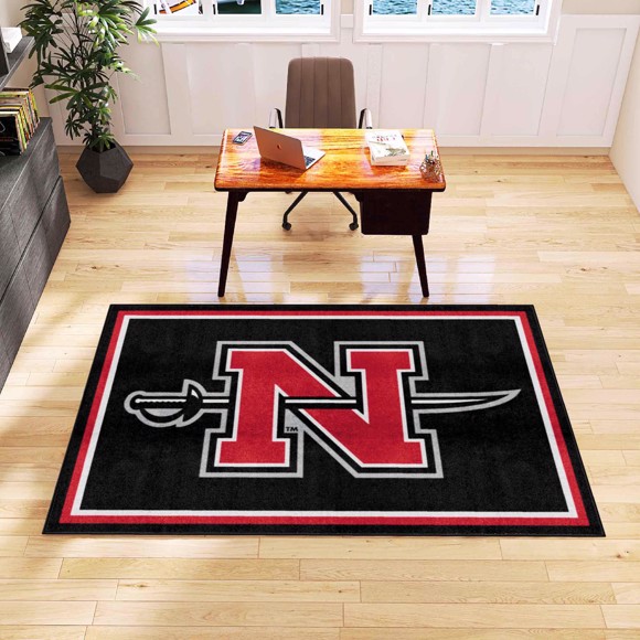 Picture of Nicholls State Colonels 5ft. x 8 ft. Plush Area Rug