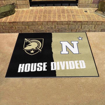 Picture of House Divided - Army West Point / Naval Academy  House Divided Rug - 34 in. x 42.5 in.