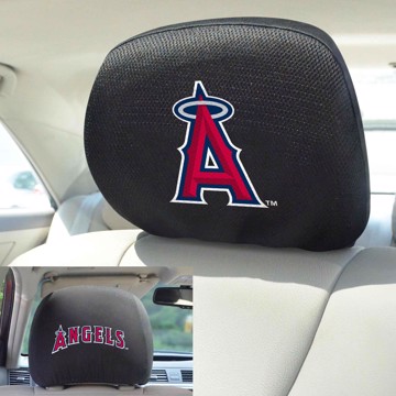 Picture of Los Angeles Angels Embroidered Head Rest Cover Set - 2 Pieces