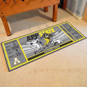 Picture of Appalachian State Mountaineers Ticket Runner Rug - 30in. x 72in.