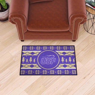 Picture of USF Cougars Cougars Holiday Sweater Starter Mat Accent Rug - 19in. x 30in.