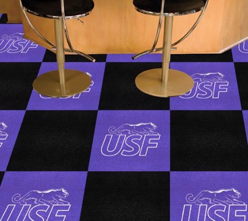Picture of USF Cougars Cougars Team Carpet Tiles - 45 Sq Ft.