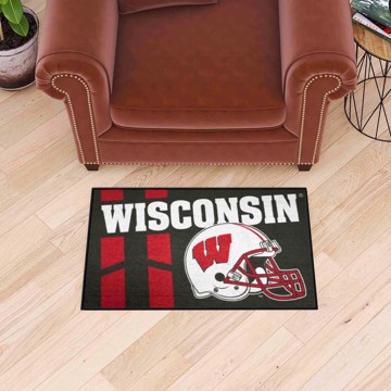 Picture of Wisconsin Badgers Starter Mat Accent Rug - 19in. x 30in.