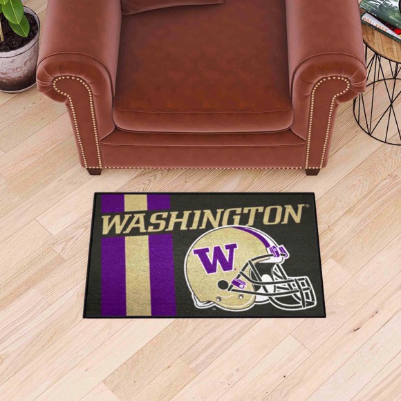Picture of Washington Huskies Starter Mat Accent Rug - 19in. x 30in.