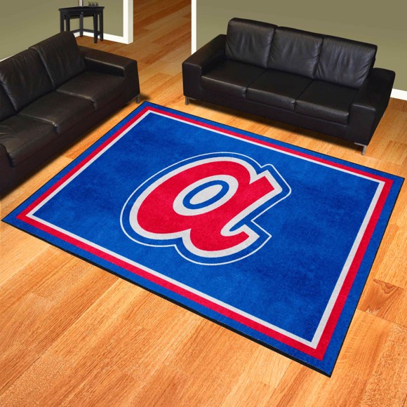 Picture of Boston Braves 8ft. x 10 ft. Plush Area Rug - Retro Collection