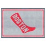 Picture of Boston Red Sox 5ft. x 8 ft. Plush Area Rug - Retro Collection
