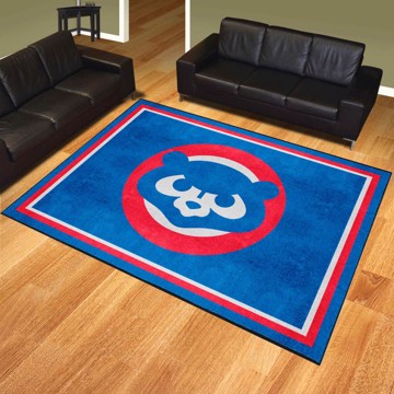 Picture of Chicago Cubs 8ft. x 10 ft. Plush Area Rug - Retro Collection