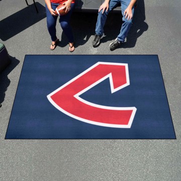Picture of Cleveland Indians Ulti-Mat Rug - 5ft. x 8ft. - Retro Collection