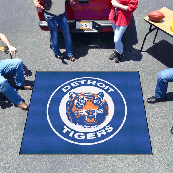 Picture of Detroit Tigers Tailgater Rug - 5ft. x 6ft. - Retro Collection