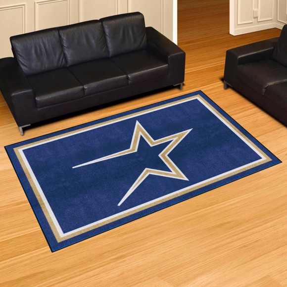 Picture of Houston Astros 5ft. x 8 ft. Plush Area Rug - Retro Collection