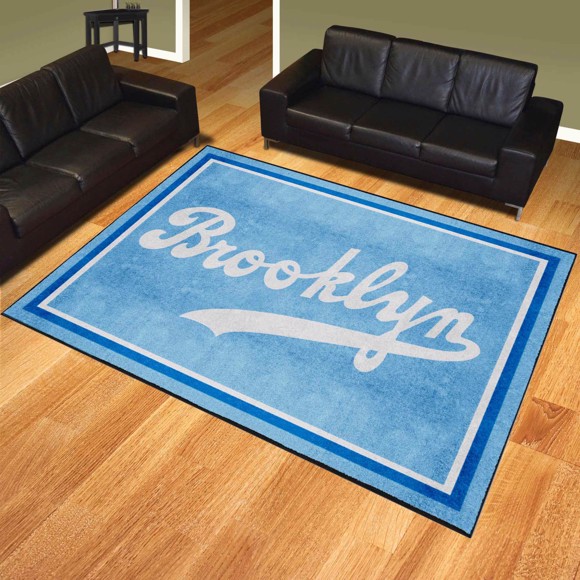 Picture of Brooklyn Dodgers 8ft. x 10 ft. Plush Area Rug - Retro Collection