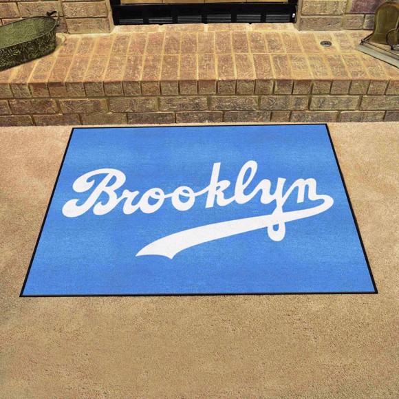 Picture of Brooklyn Dodgers All-Star Rug - 34 in. x 42.5 in. - Retro Collection