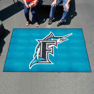 Picture of Florida Marlins Ulti-Mat Rug - 5ft. x 8ft. - Retro Collection