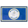 Picture of Milwaukee Brewers 3ft. x 5ft. Plush Area Rug - Retro Collection