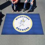 Picture of Milwaukee Brewers Ulti-Mat Rug - 5ft. x 8ft. - Retro Collection