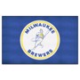 Picture of Milwaukee Brewers Ulti-Mat Rug - 5ft. x 8ft. - Retro Collection
