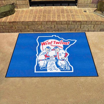 Picture of Minnesota Twins All-Star Rug - 34 in. x 42.5 in. - Retro Collection