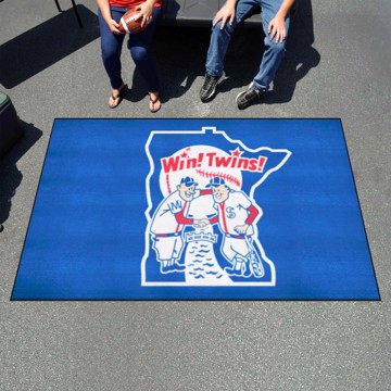 Picture of Minnesota Twins Ulti-Mat Rug - 5ft. x 8ft. - Retro Collection