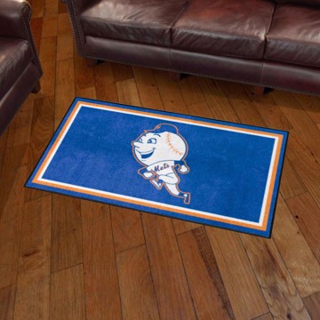 Picture of New York Mets 3ft. x 5ft. Plush Area Rug - Retro Collection