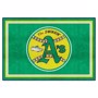 Picture of Oakland Athletics 5ft. x 8 ft. Plush Area Rug - Retro Collection