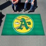 Picture of Oakland Athletics Ulti-Mat Rug - 5ft. x 8ft. - Retro Collection