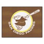 Picture of San Diego Padres All-Star Rug - 34 in. x 42.5 in. - Retro Collection