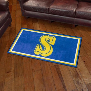 Picture of Seattle Mariners 3ft. x 5ft. Plush Area Rug - Retro Collection