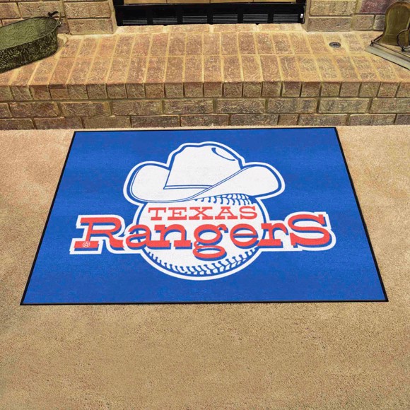 Picture of Texas Rangers All-Star Rug - 34 in. x 42.5 in. - Retro Collection