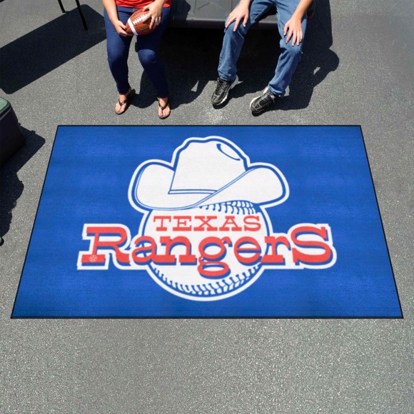 Picture of Texas Rangers Ulti-Mat Rug - 5ft. x 8ft. - Retro Collection
