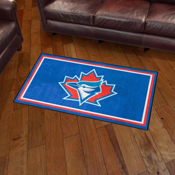 Picture of Toronto Blue Jays 3ft. x 5ft. Plush Area Rug - Retro Collection