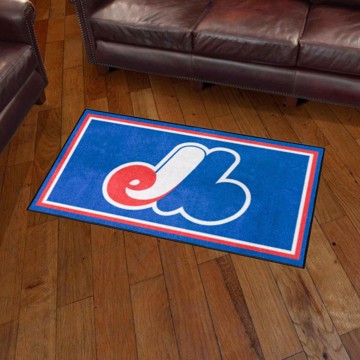 Picture of Montreal Expos 3ft. x 5ft. Plush Area Rug - Retro Collection