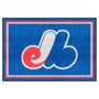 Picture of Montreal Expos 5ft. x 8 ft. Plush Area Rug - Retro Collection
