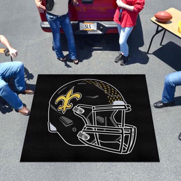Picture of New Orleans Saints Tailgater Rug - 5ft. x 6ft. - Retro Collection